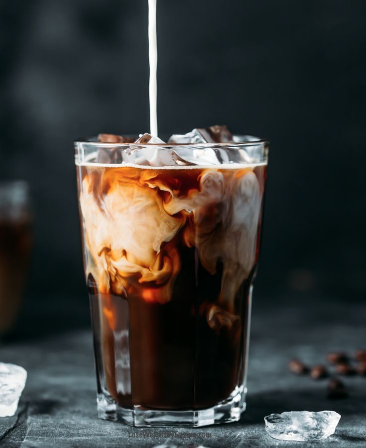 Cold Brew coffee in a glass cup